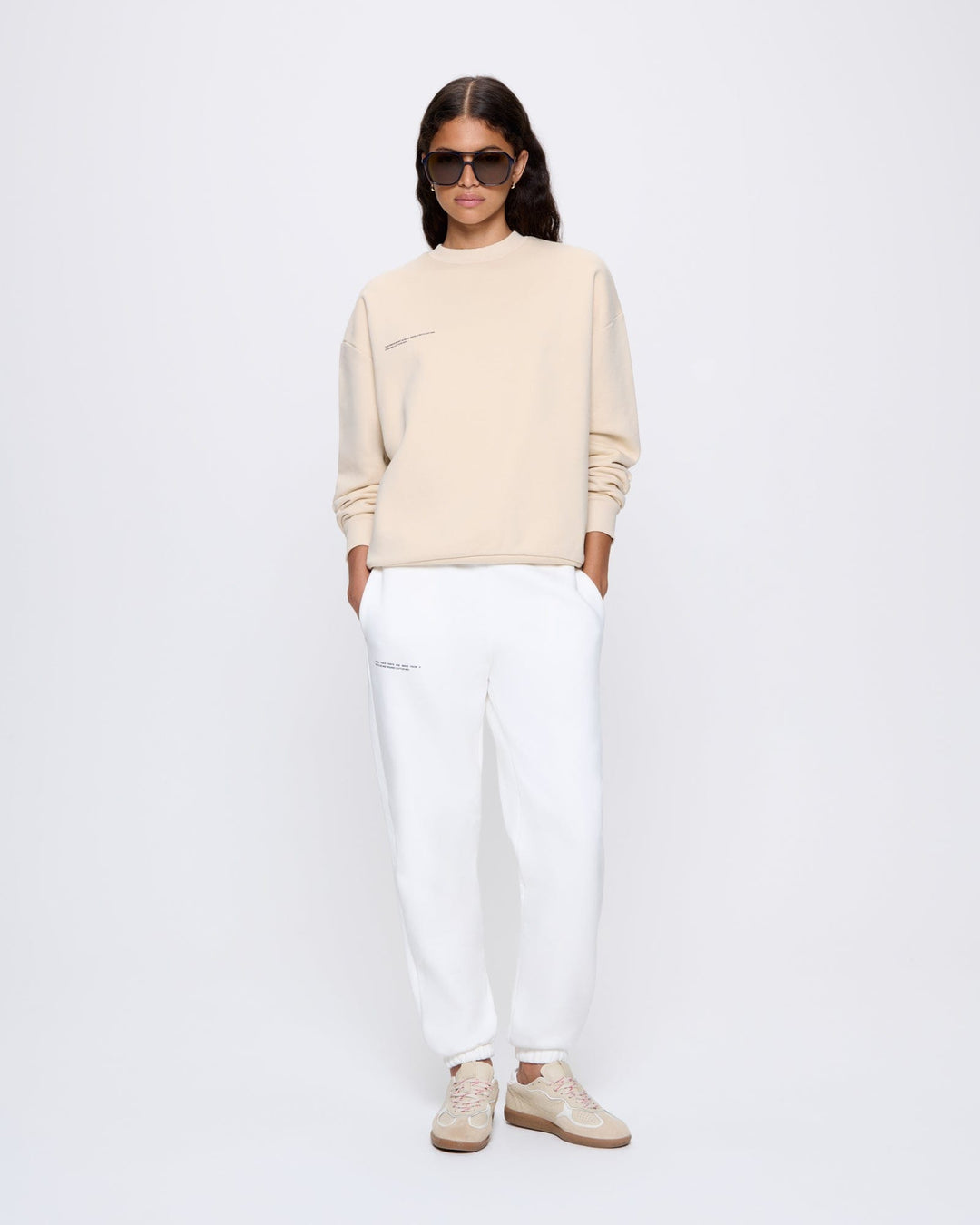 Womens 365 Heavyweight Sweatshirt—sand