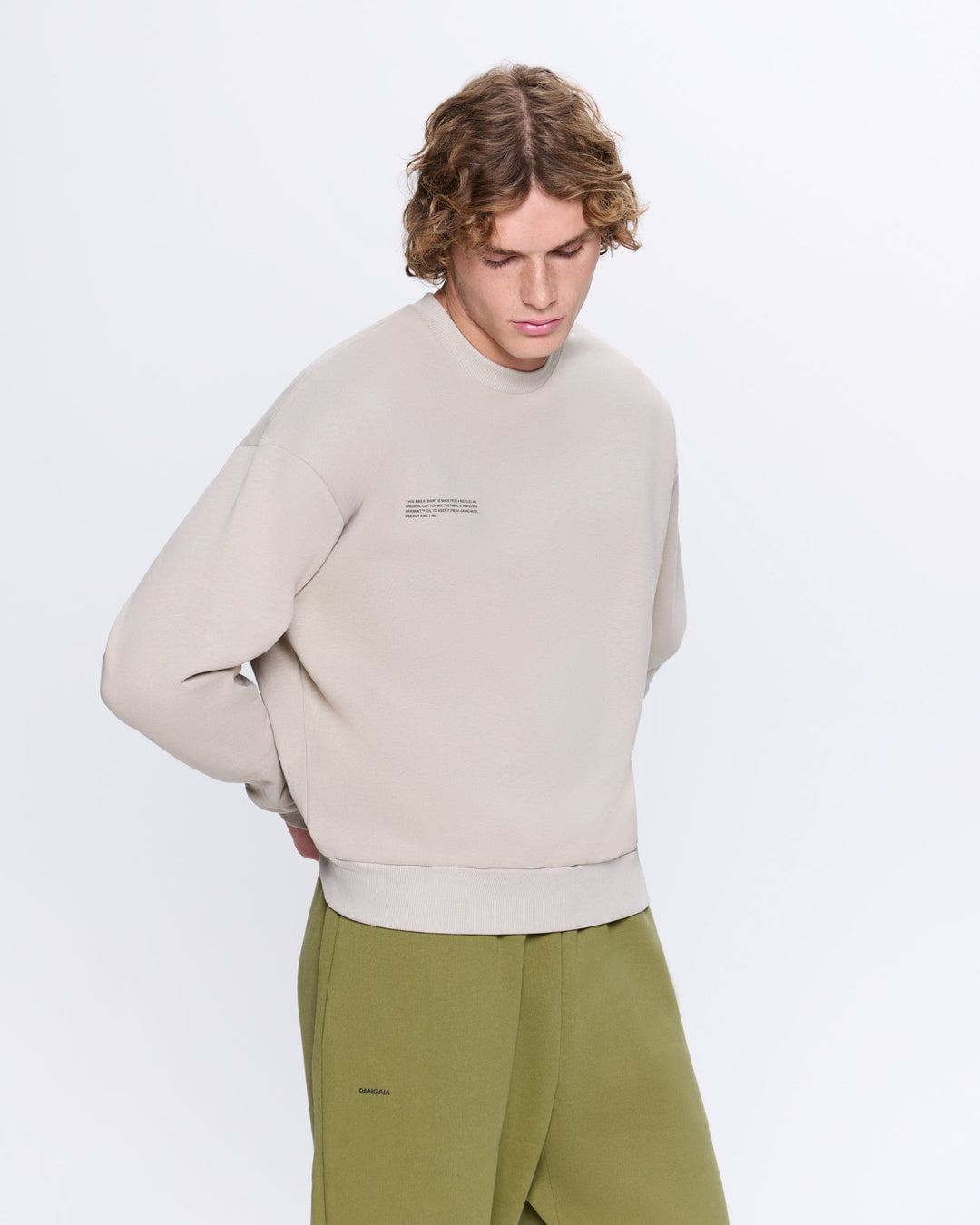 Mens 365 Heavyweight Sweatshirt—stone