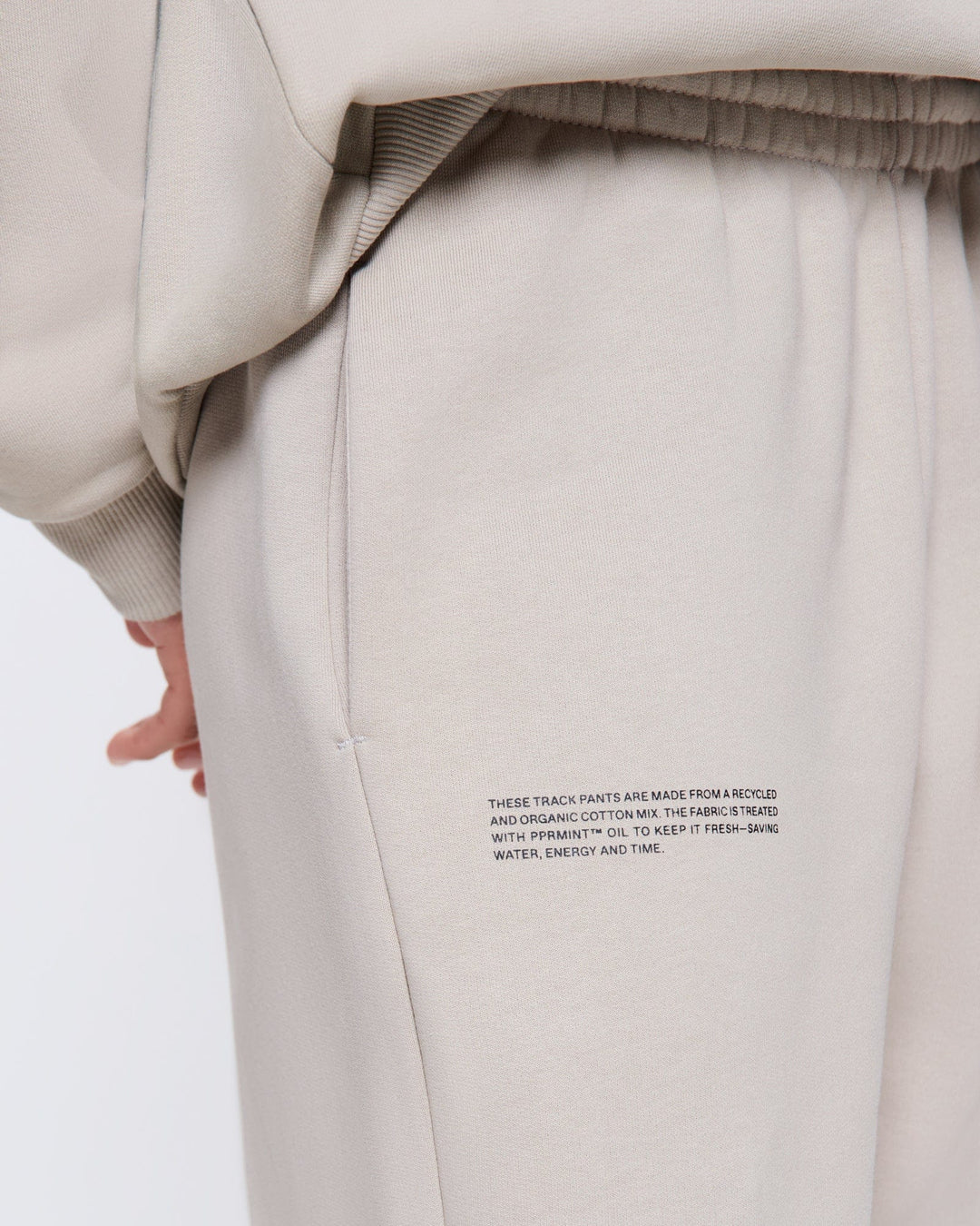 Womens 365 Heavyweight Track Pants—stone