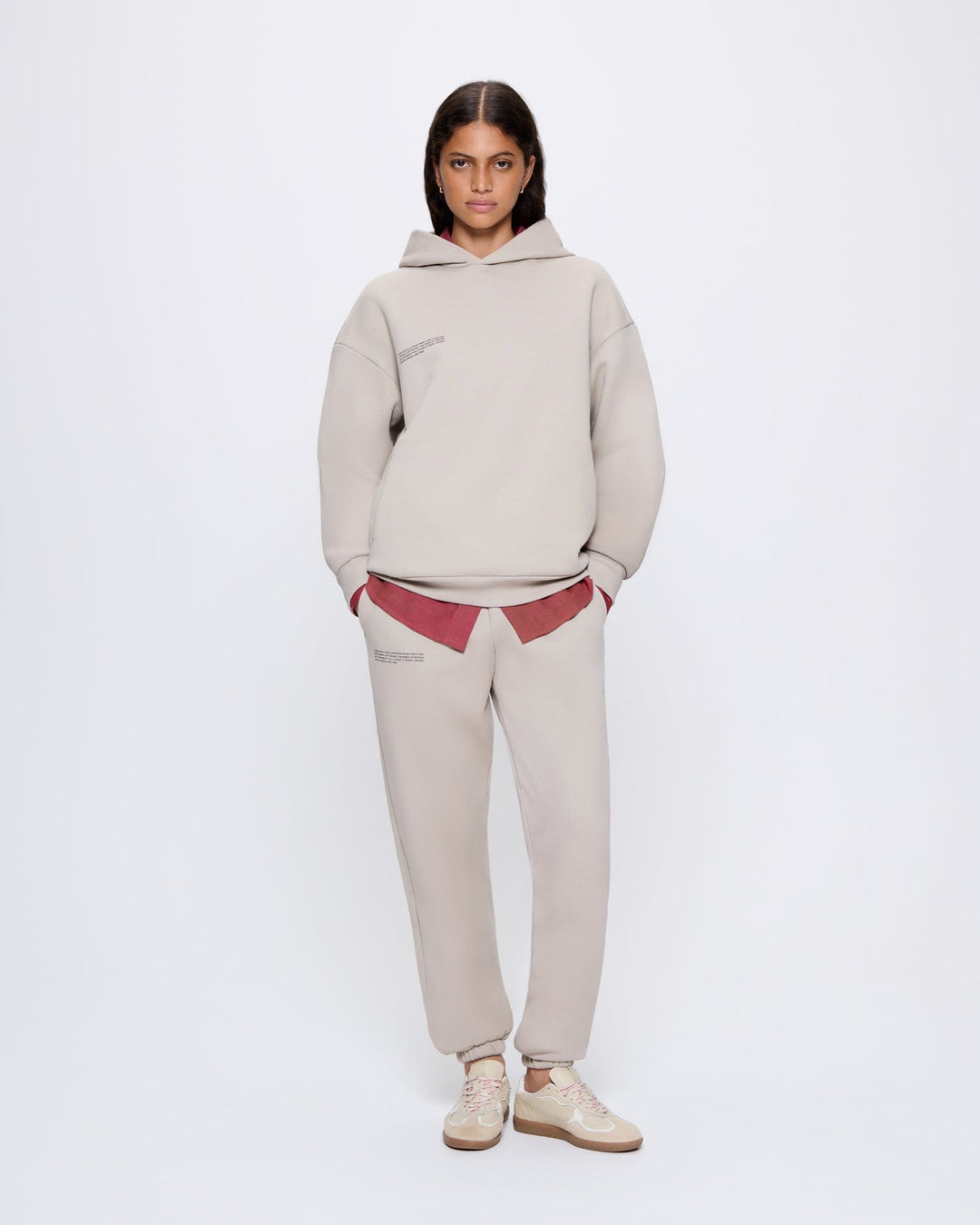 Womens 365 Heavyweight Track Pants—stone
