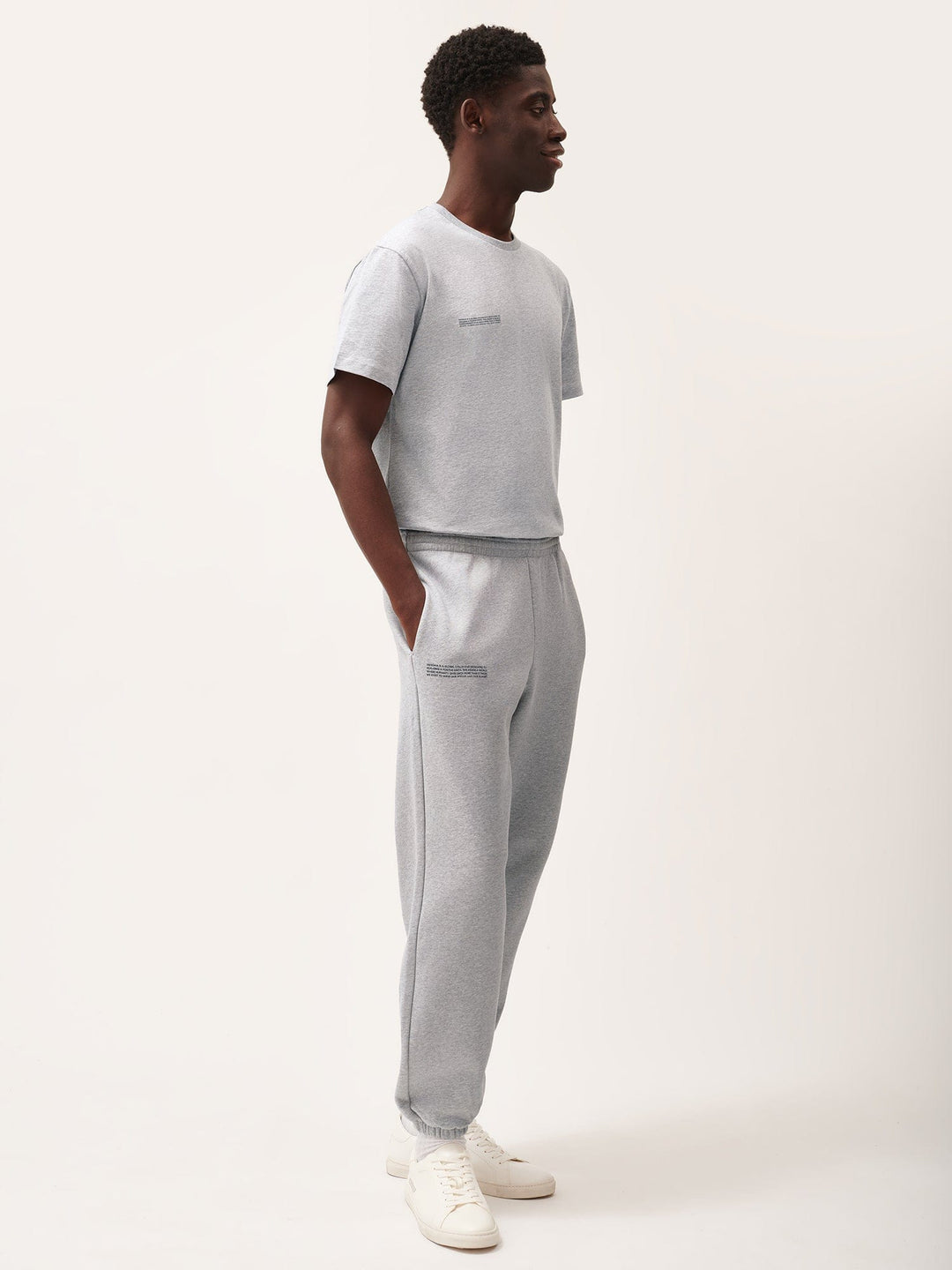 Mens 365 Heavyweight Track Pants—grey marl
