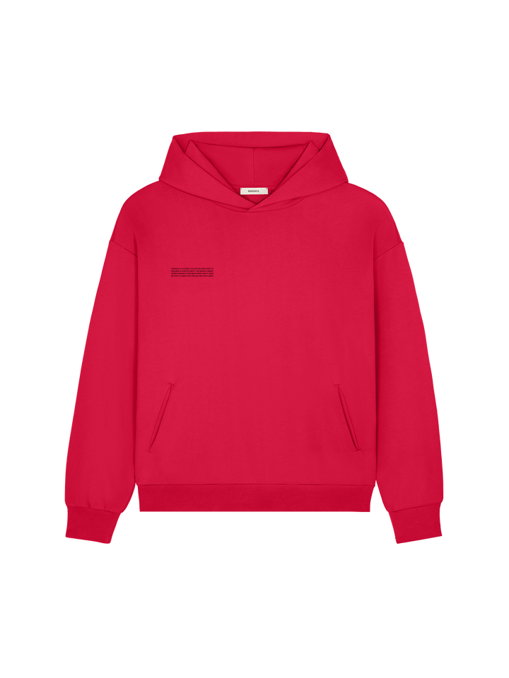 Mens 365 Midweight Hoodie—Goji berry red