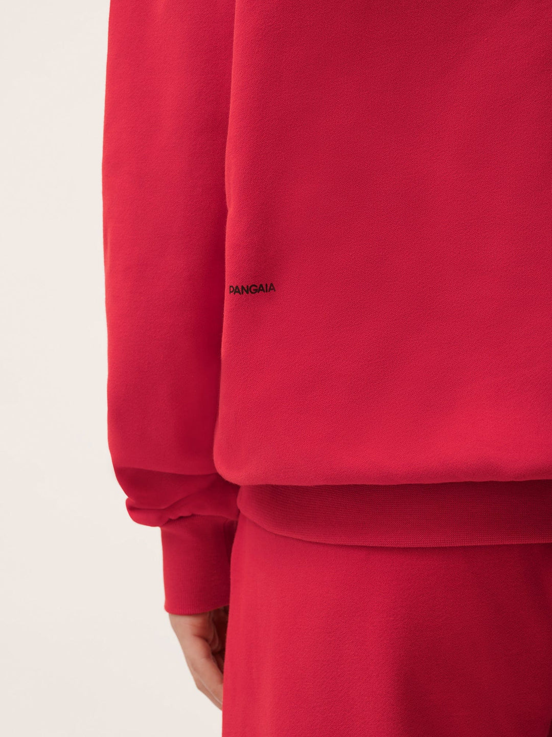 Womens 365 Midweight Hoodie—Goji berry red