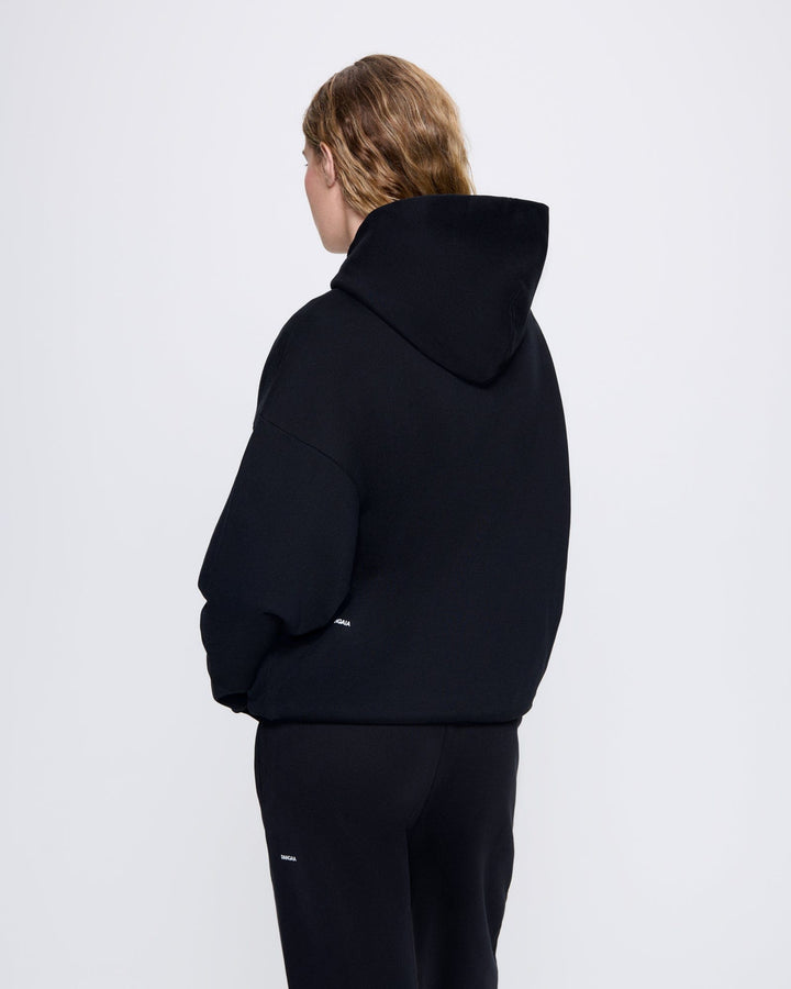 Womens 365 Midweight Hoodie—black