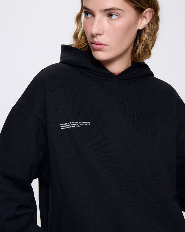 Womens 365 Midweight Hoodie—black