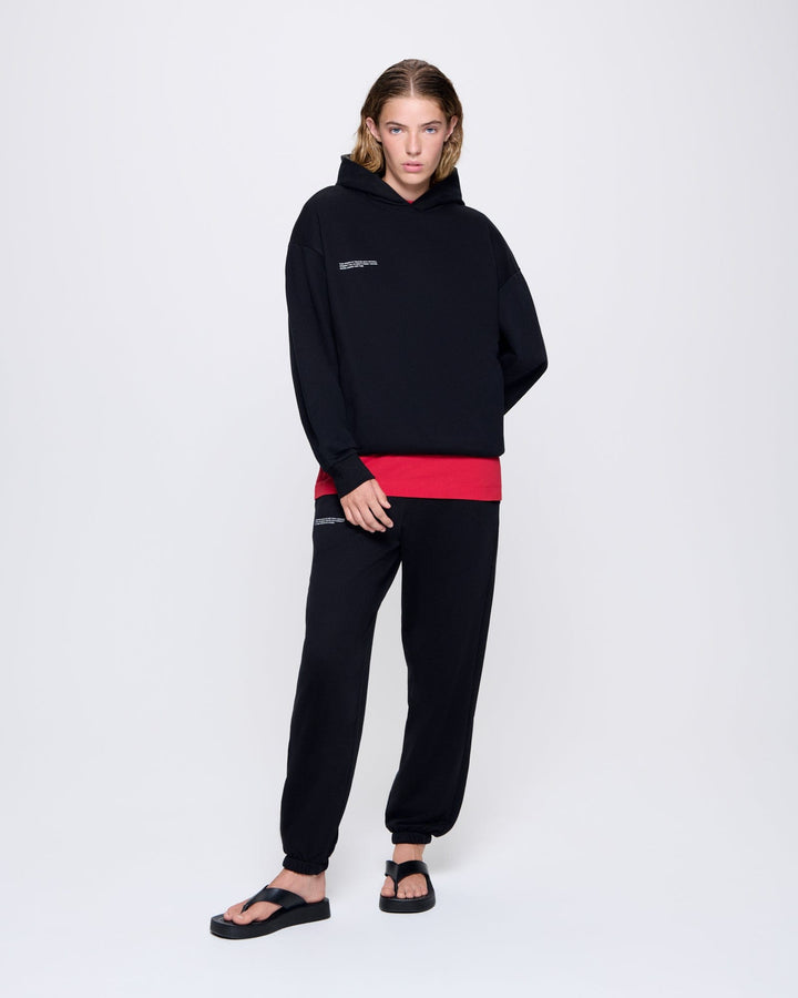Womens 365 Midweight Hoodie—black