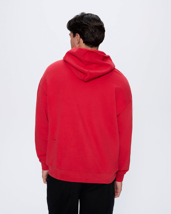 Mens 365 Midweight Hoodie—Goji berry red