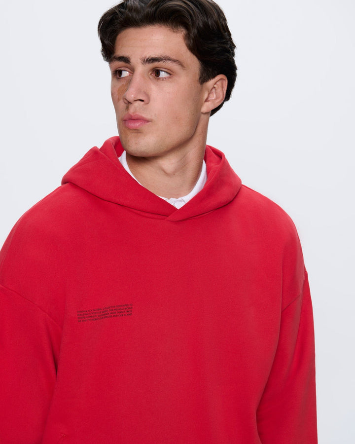 Mens 365 Midweight Hoodie—Goji berry red