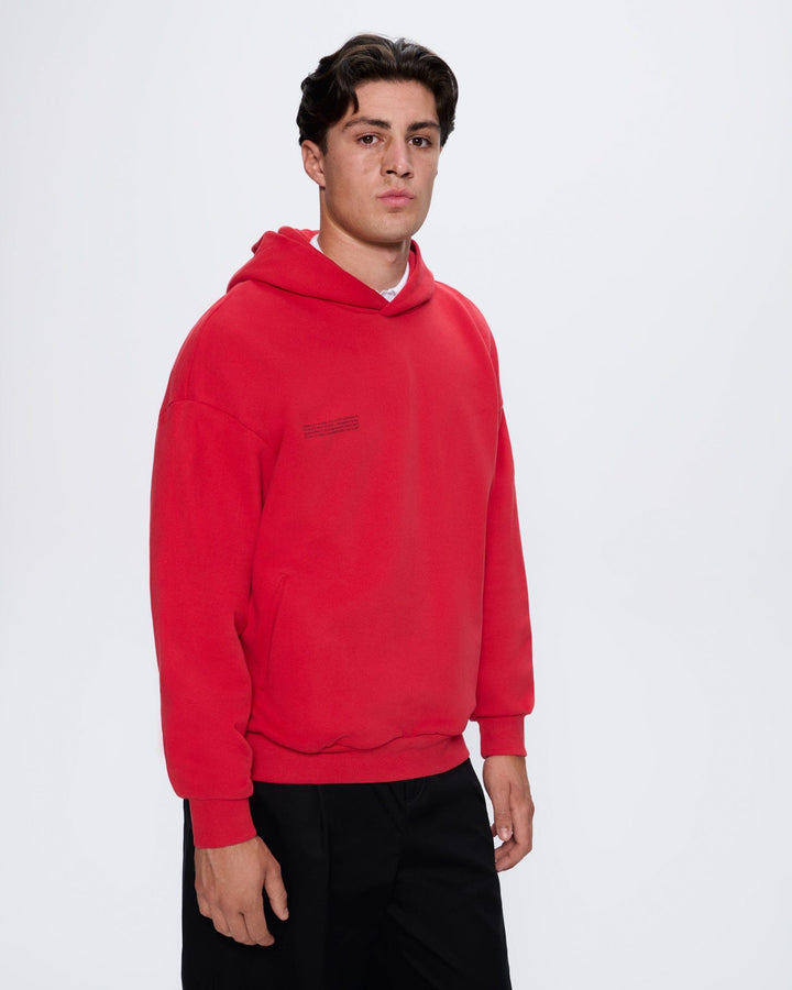 Mens 365 Midweight Hoodie—Goji berry red