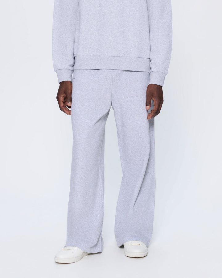 Mens 365 Midweight Straight Leg Track Pants—grey marl