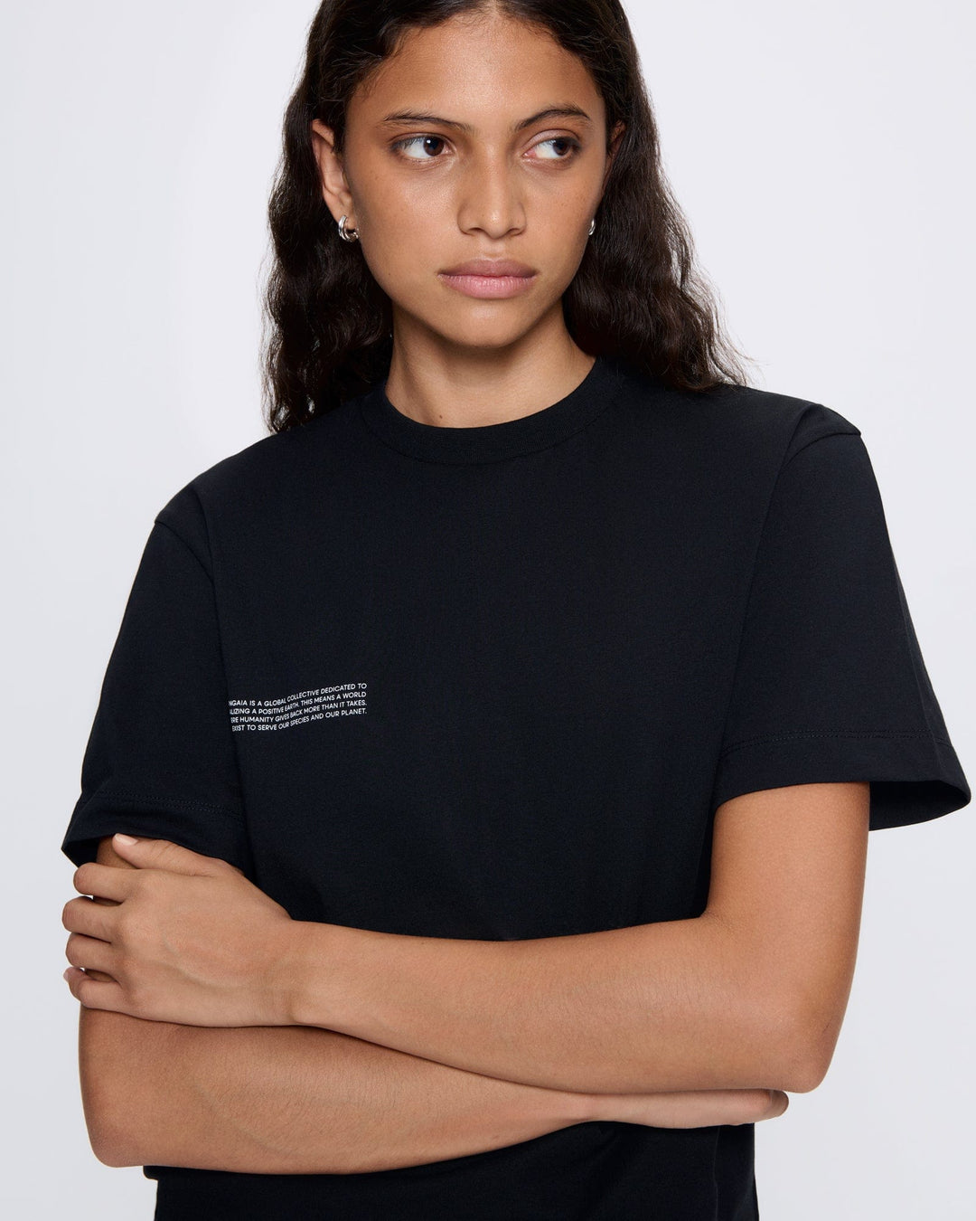 Womens 365 Midweight T-shirt—Black