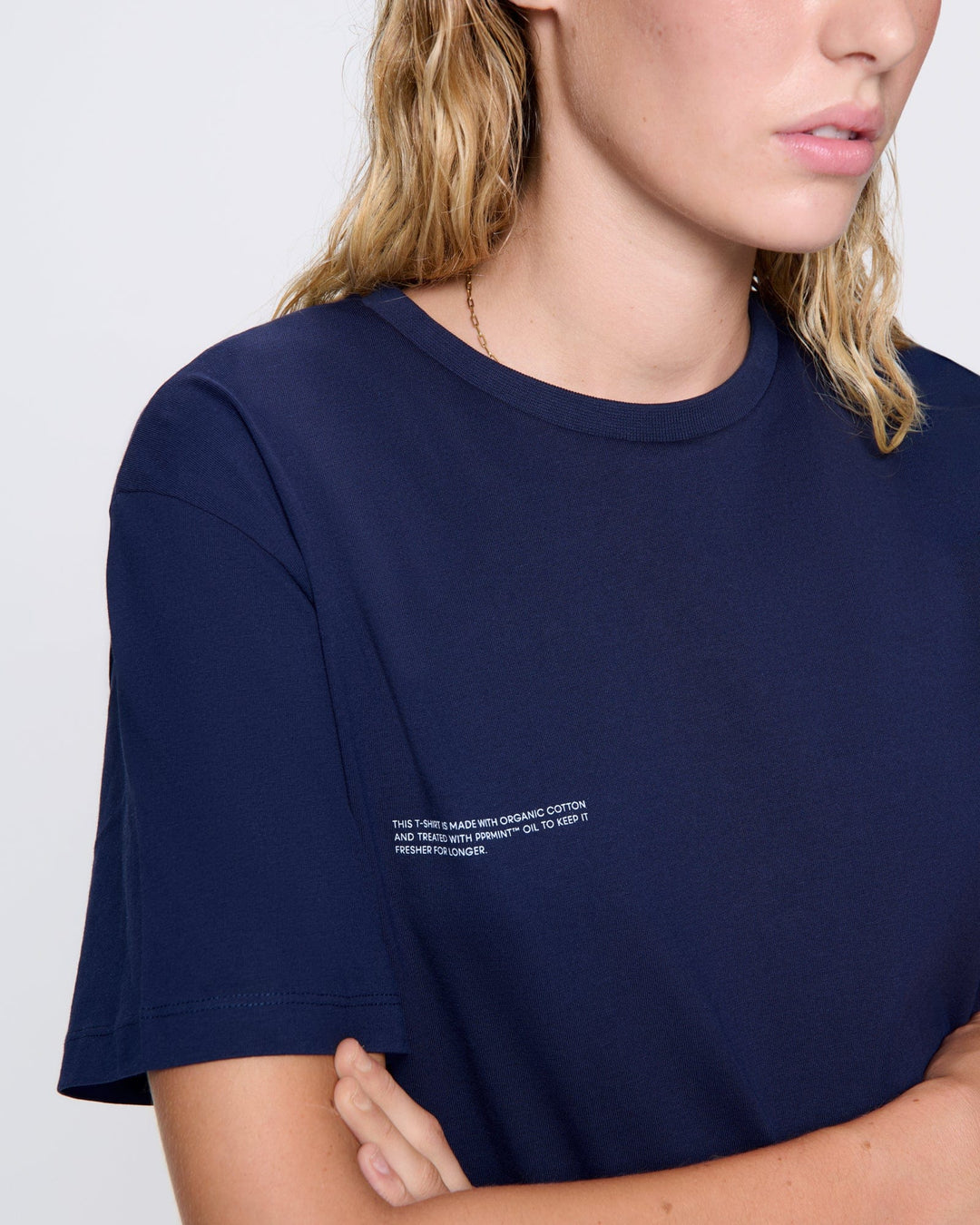 Womens 365 Midweight T-shirt—Navy Blue