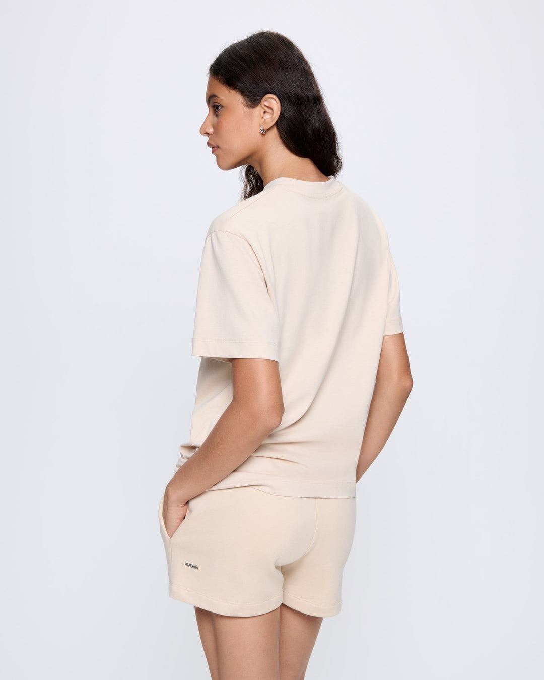 Womens 365 Midweight T-shirt—sand