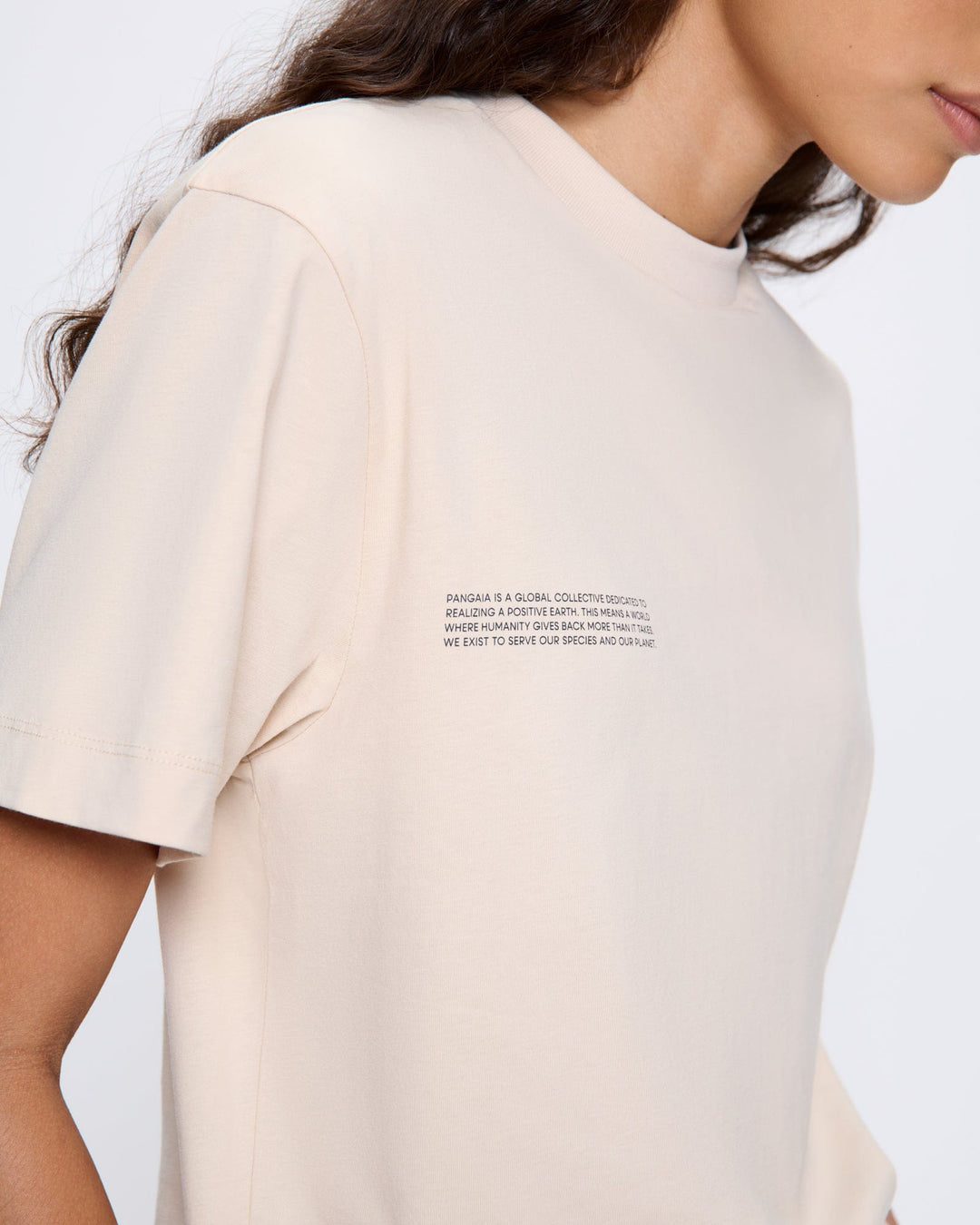 Womens 365 Midweight T-shirt—sand