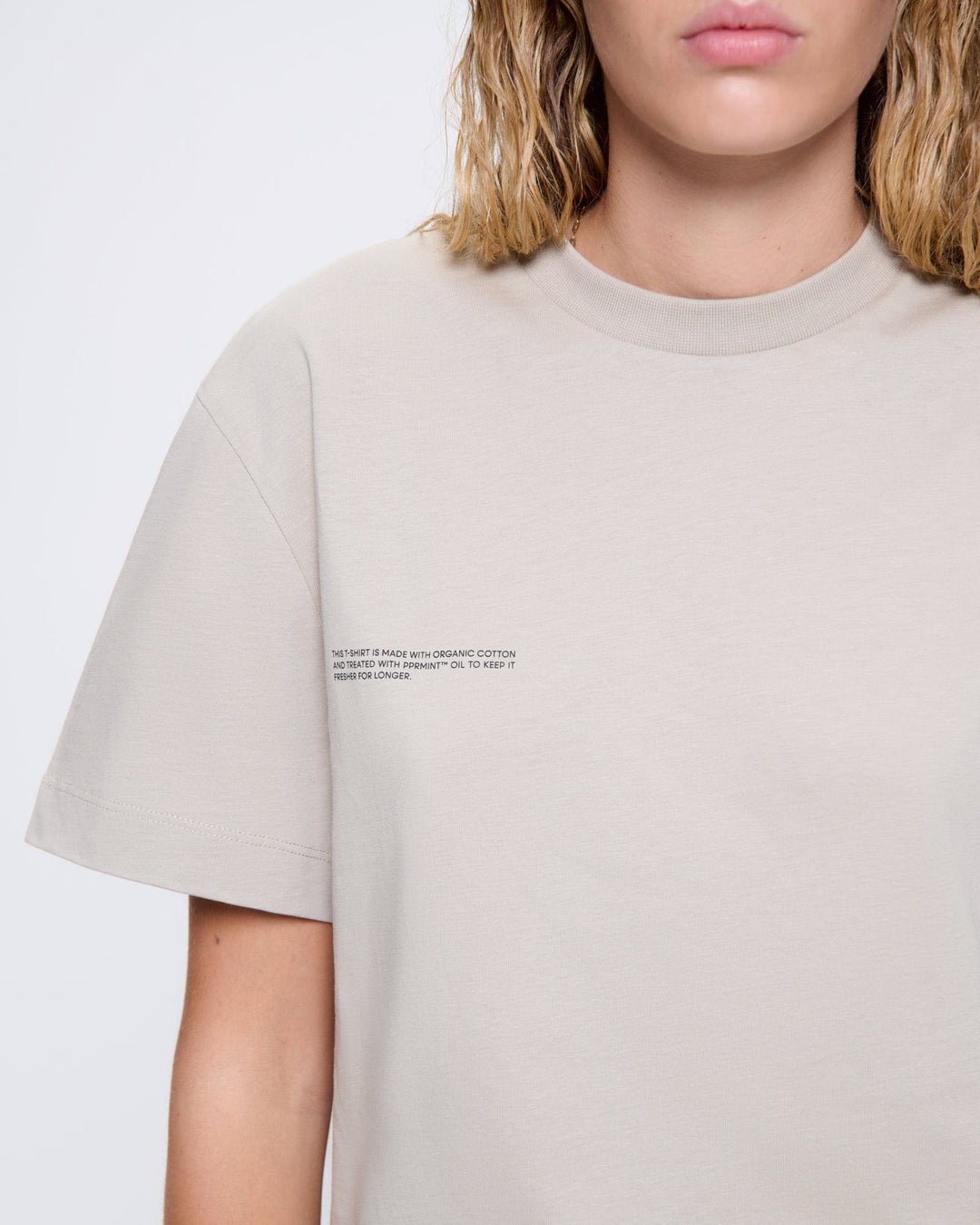 Womens 365 Midweight T-shirt—Stone