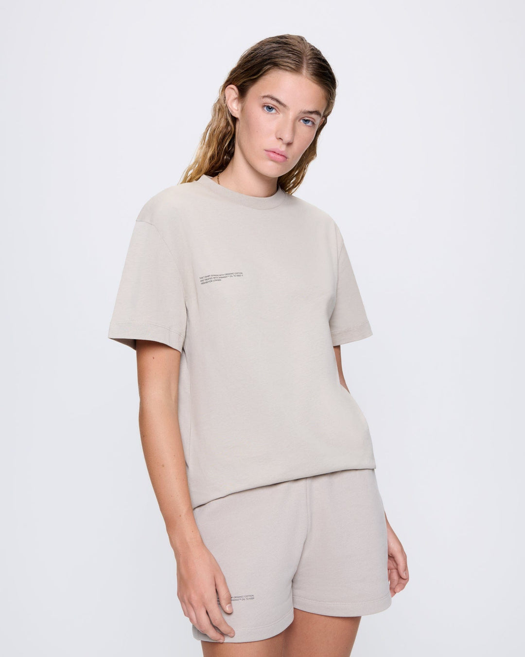 Womens 365 Midweight T-shirt—Stone