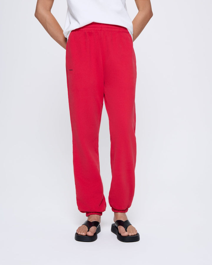 Womens 365 Midweight Track Pants—Goji berry red