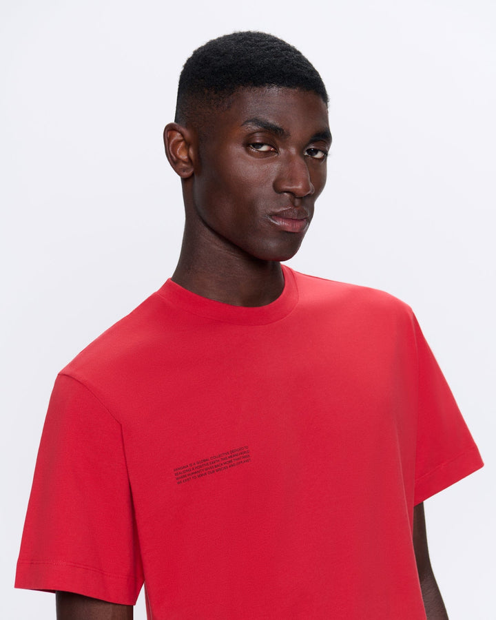 Mens 365 Midweight T-shirt—Goji berry red
