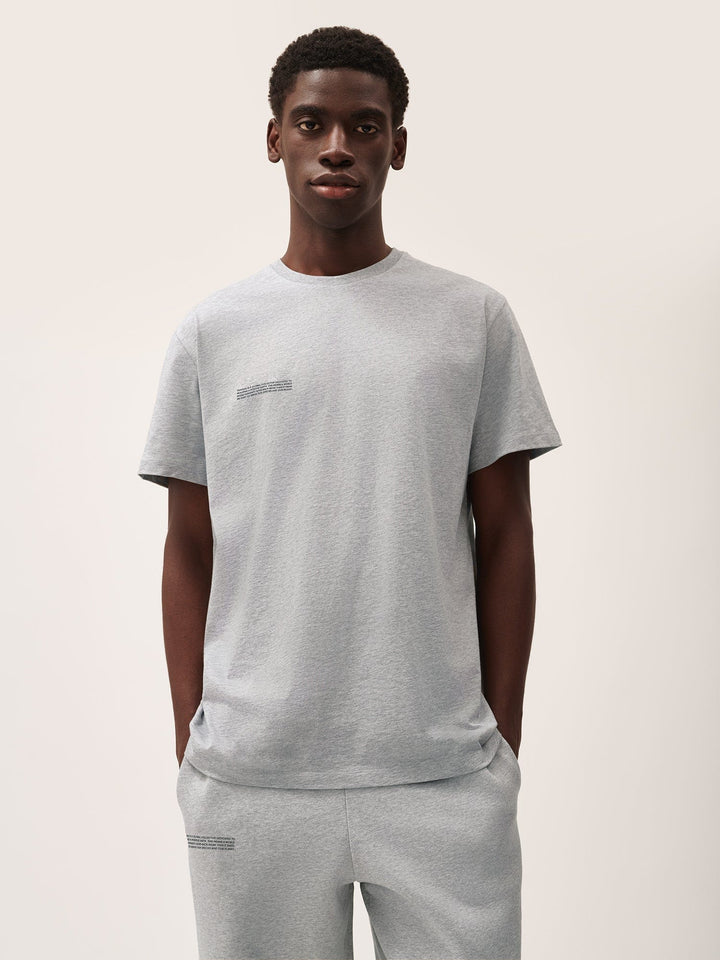 Mens 365 Midweight T-shirt—grey marl