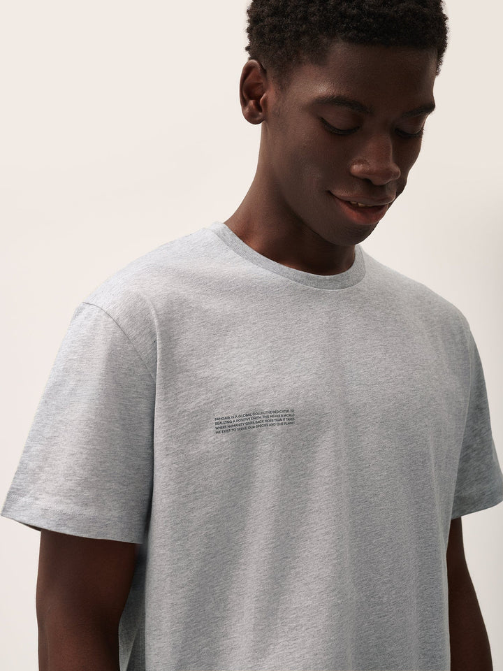 Mens 365 Midweight T-shirt—grey marl