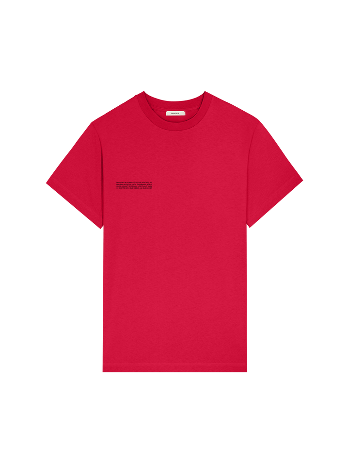 Womens 365 Midweight T-shirt—Goji berry red
