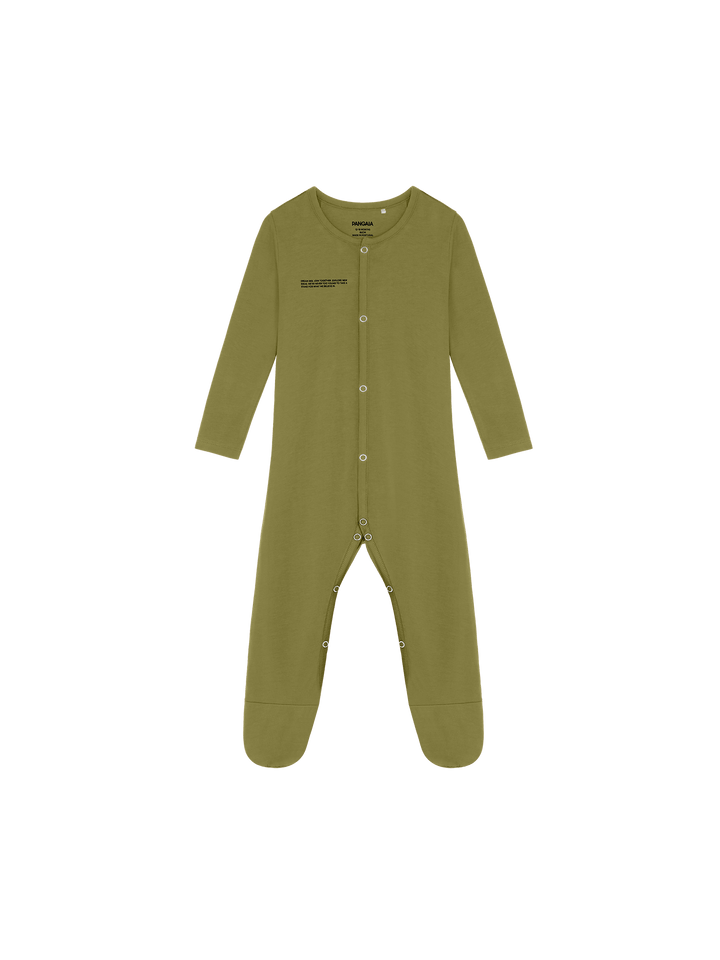Baby 365 Lightweight Babygrow—highland green
