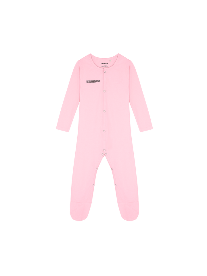 Baby 365 Lightweight Babygrow—magnolia pink