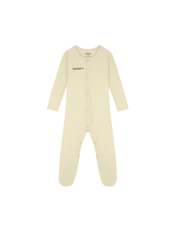 Baby 365 Lightweight Babygrow—maitake beige