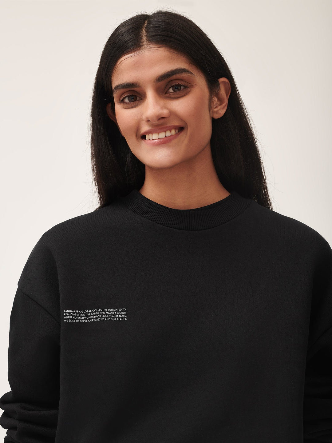 Womens 365 Heavyweight Sweatshirt—black
