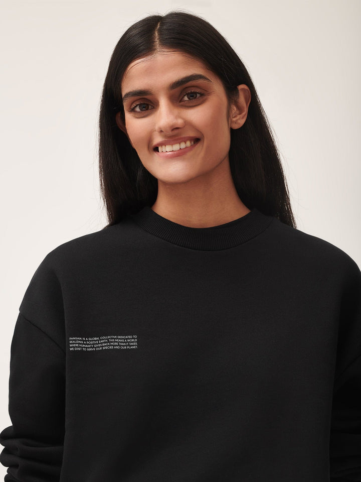 Womens 365 Heavyweight Sweatshirt—black