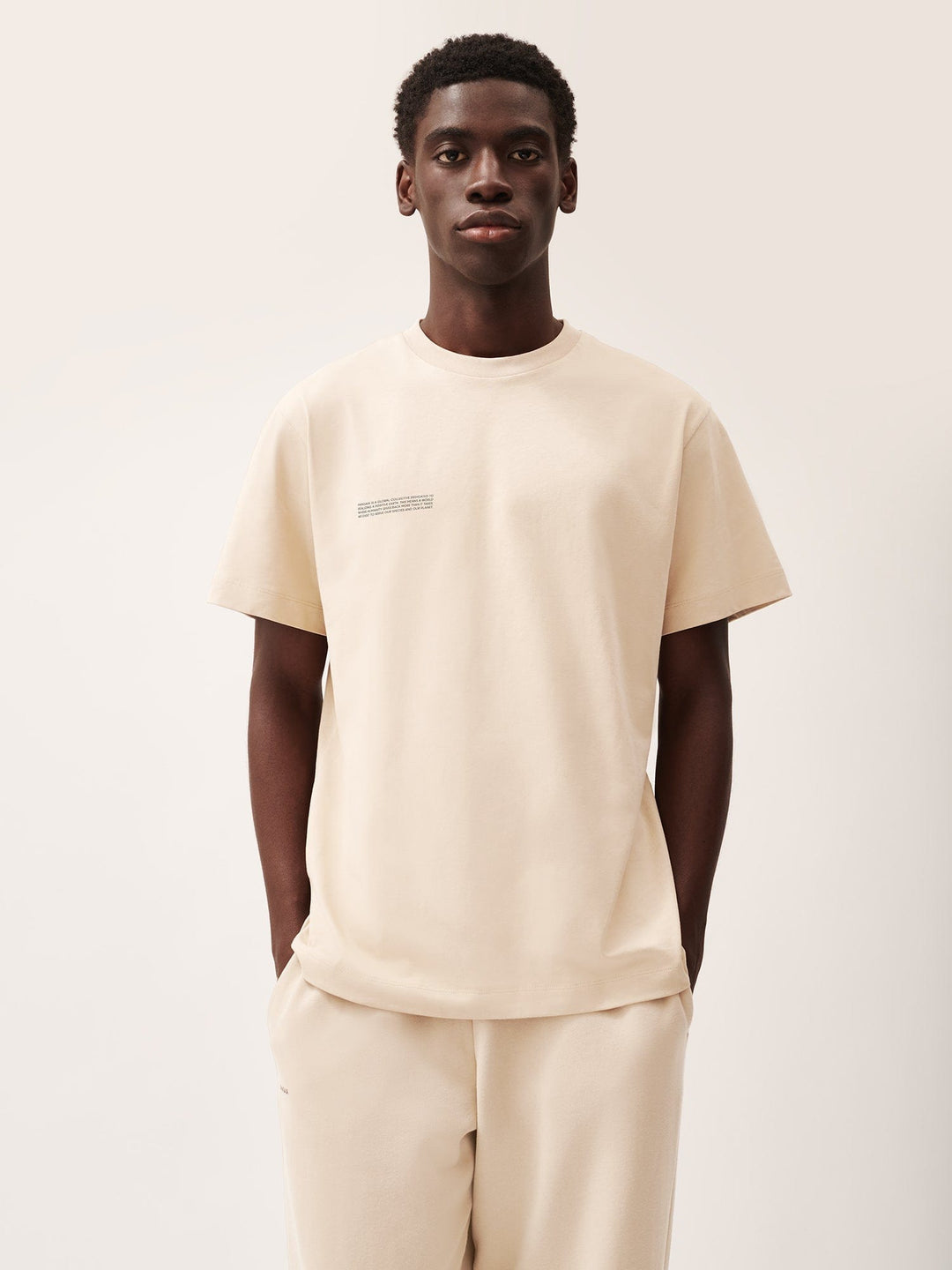 Mens 365 Midweight T-shirt—sand