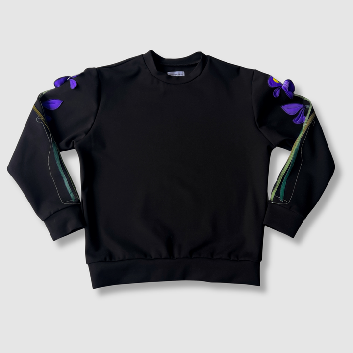 'iris in a vase' crewneck sweatshirt *NEW RELEASE*