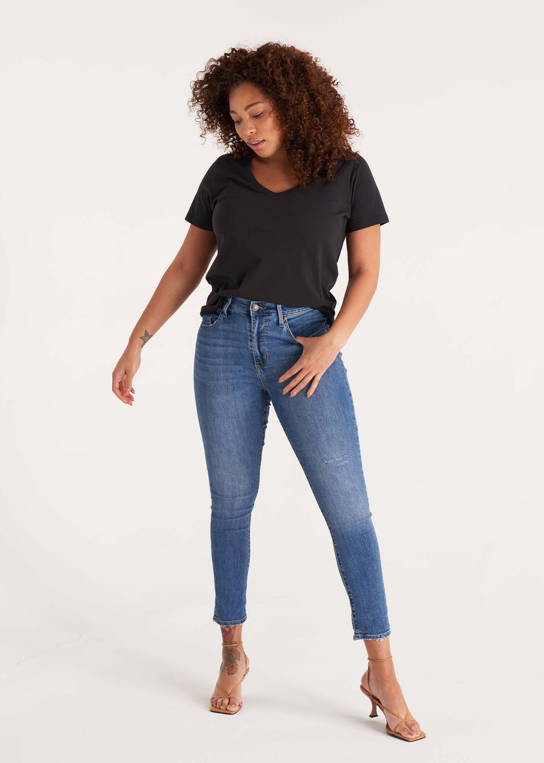 The V Neck Tee