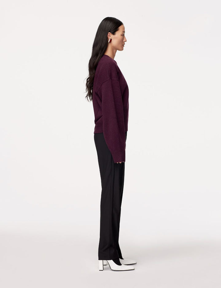 Cashmere Knit Sweatshirt