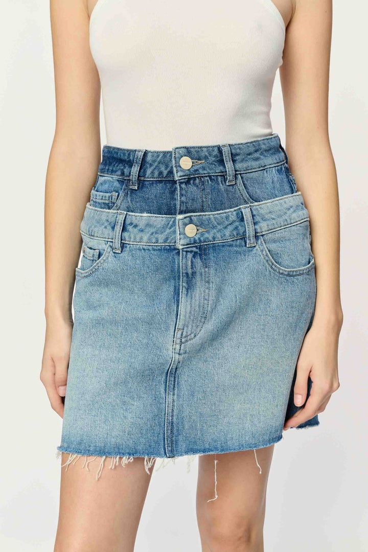 HAV - DENIM MINI SKIRT | MIXING IT UP