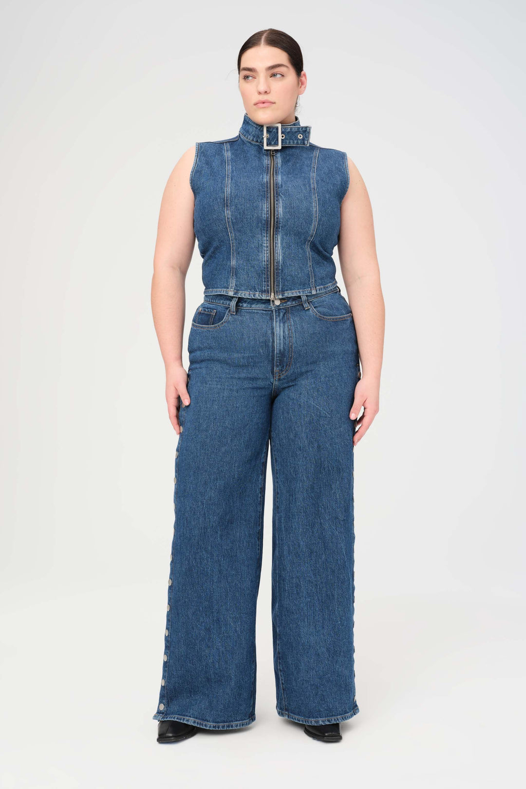MRS PLUS - DENIM SHIRT | LOST HIGHWAY