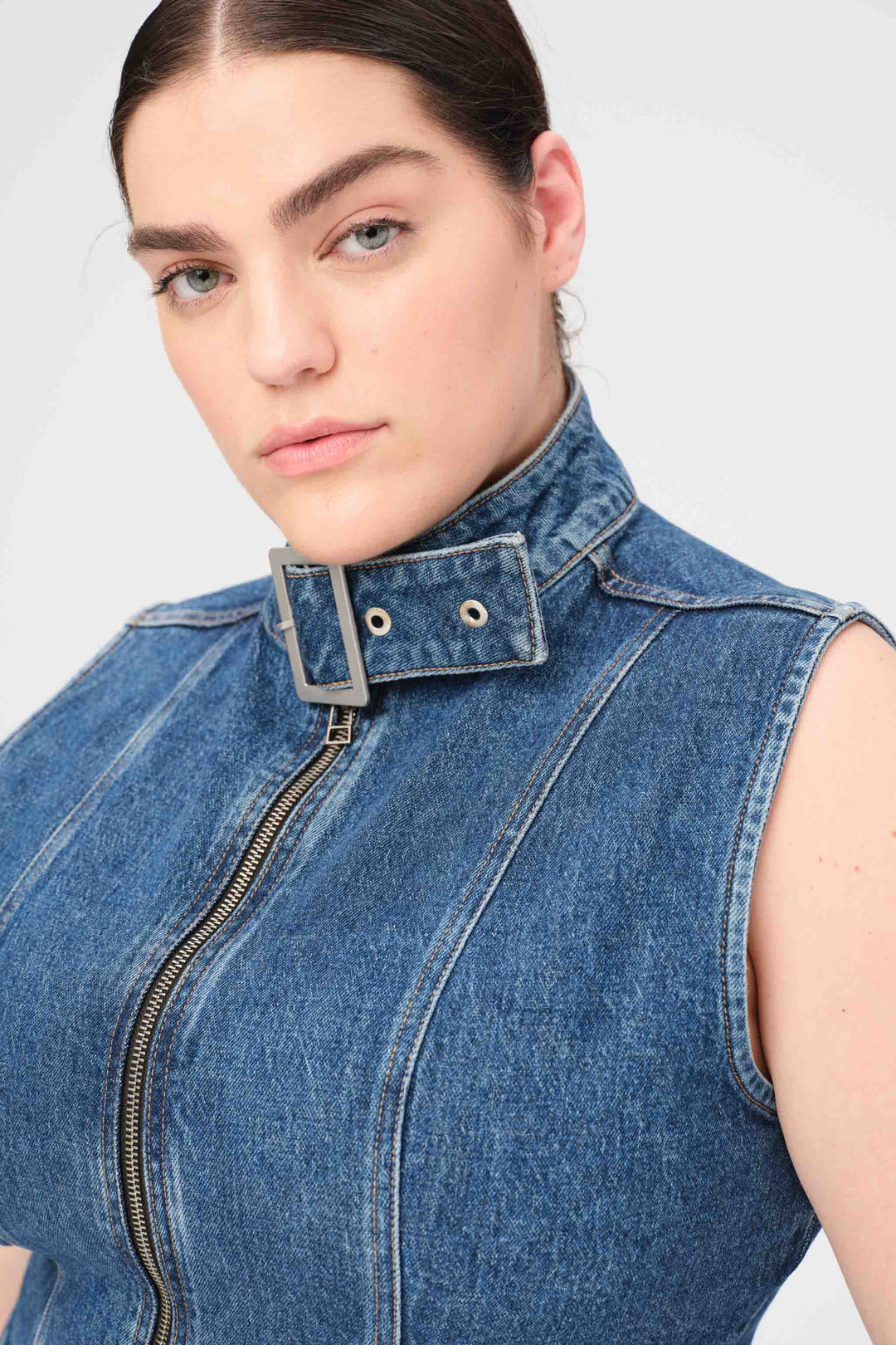 MRS PLUS - DENIM SHIRT | LOST HIGHWAY