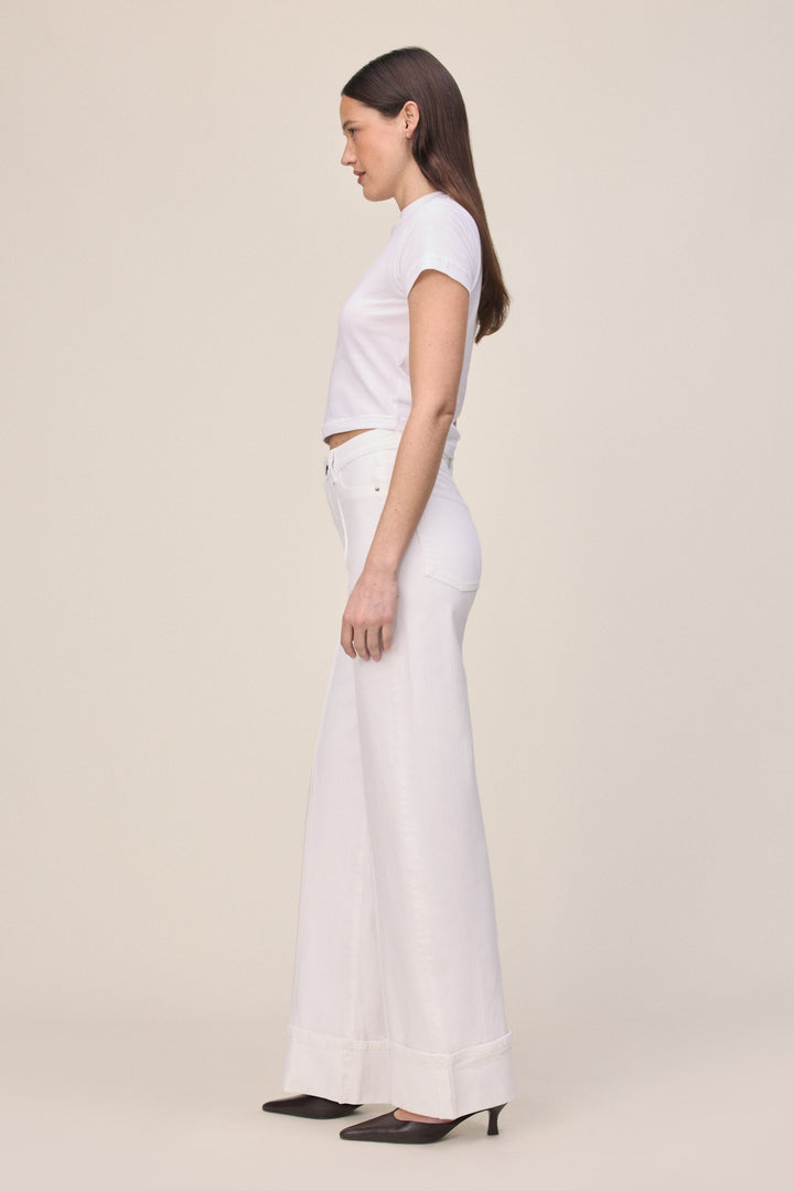 NCE - WIDE LEG JEANS | OPTIC CUFF