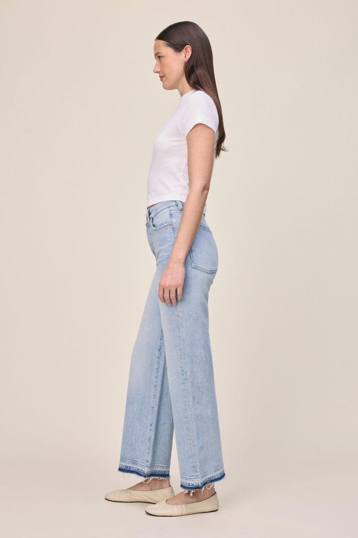 ICN - CROPPED WIDE LEG JEANS | ICE AGE