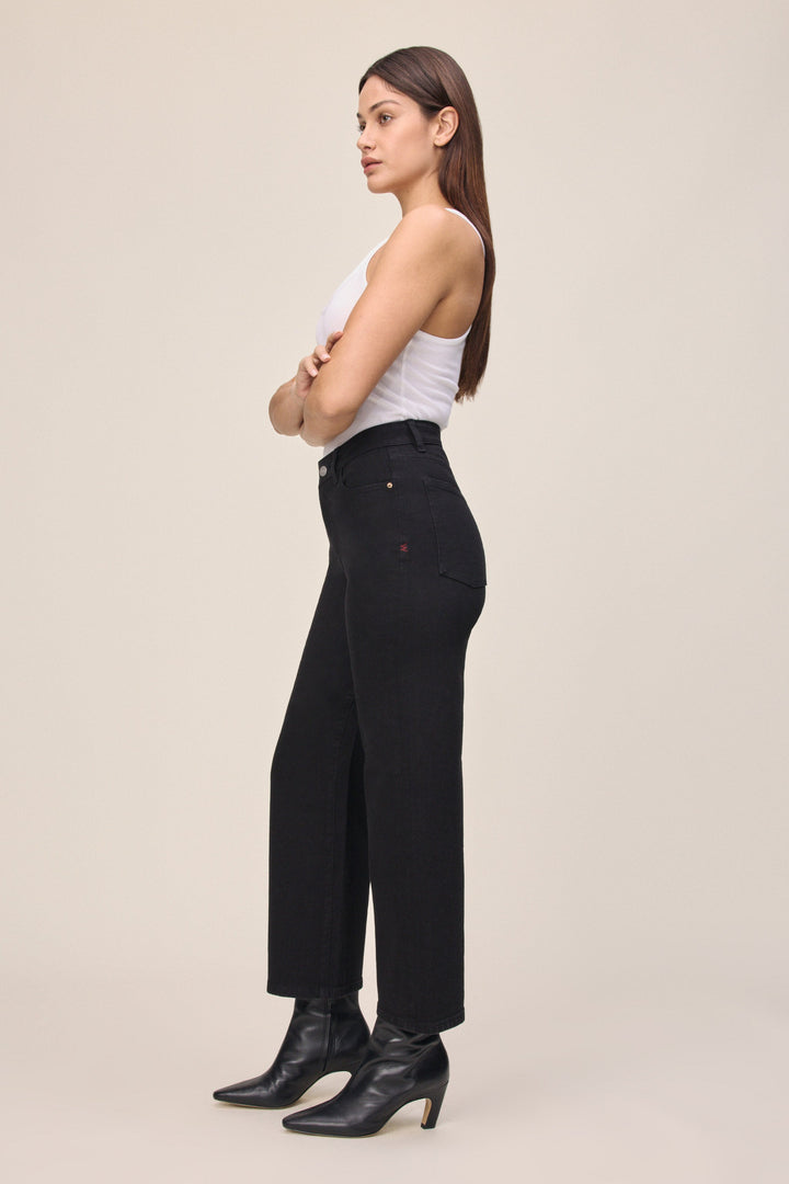 ICN - CROPPED WIDE LEG JEANS | INKWELL
