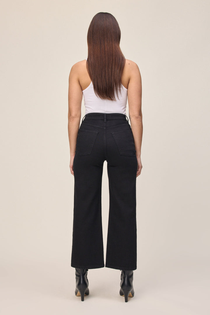 ICN - CROPPED WIDE LEG JEANS | INKWELL