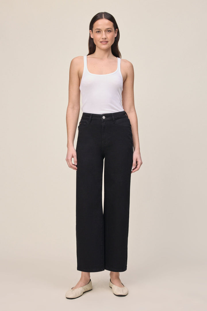 ICN - CROPPED WIDE LEG JEANS | INKWELL