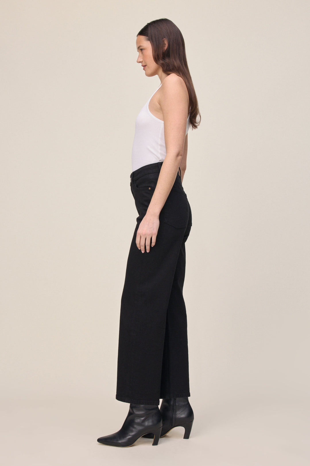 ICN - CROPPED WIDE LEG JEANS | INKWELL