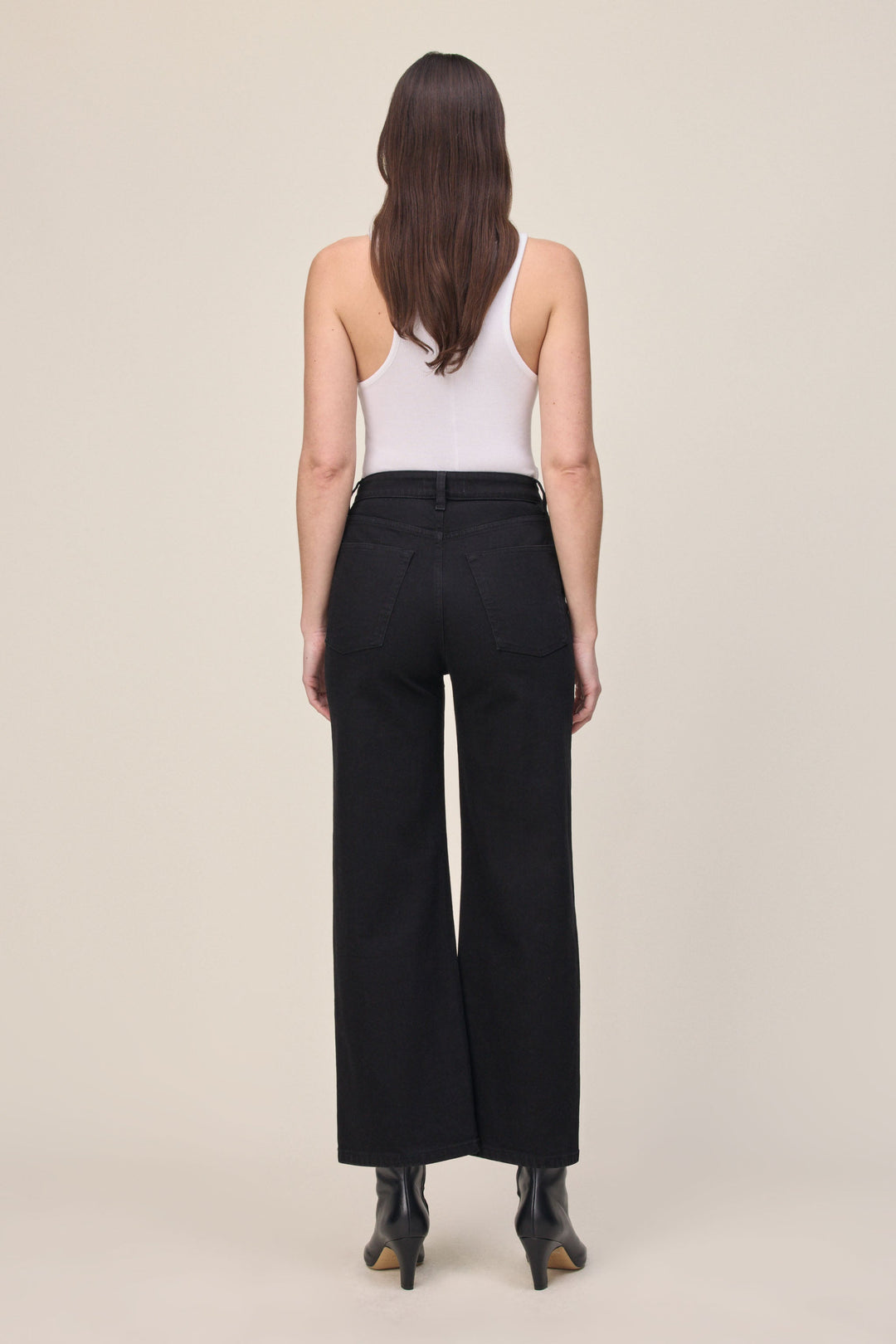 ICN - CROPPED WIDE LEG JEANS | INKWELL