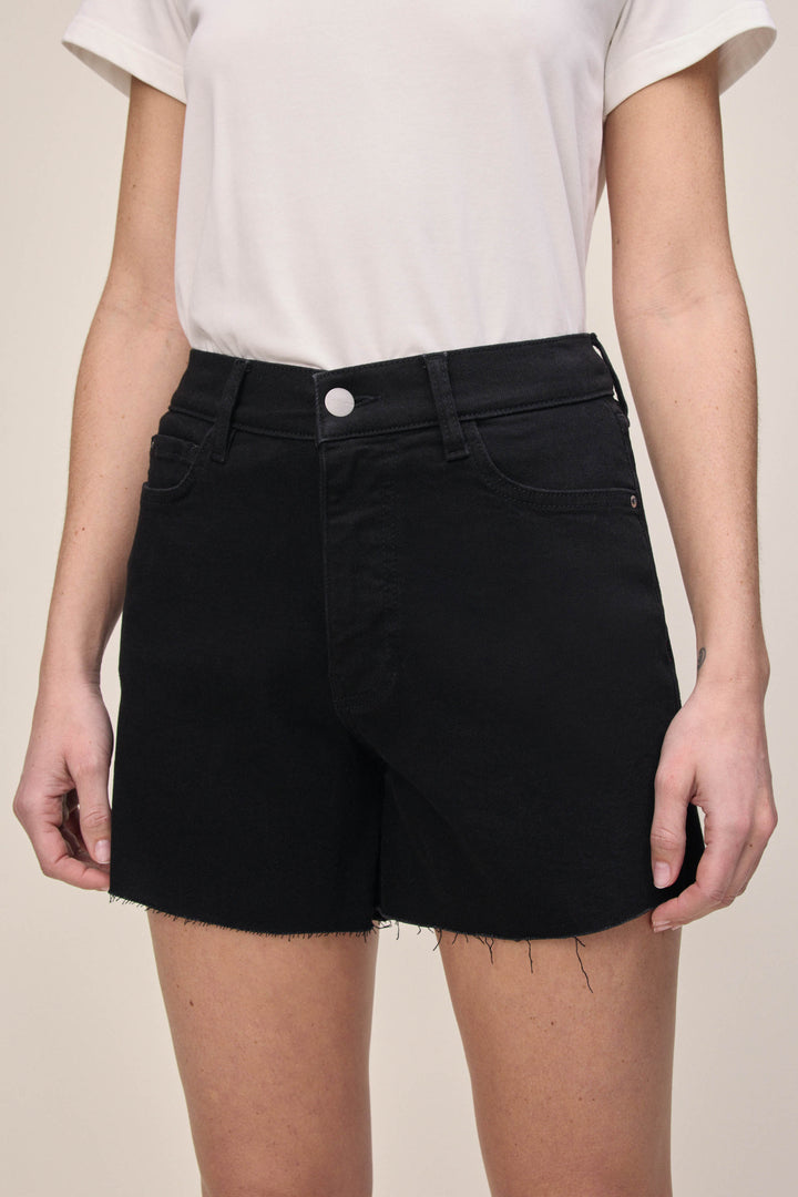 VVI - RELAXED JEAN SHORT | JET BLACK