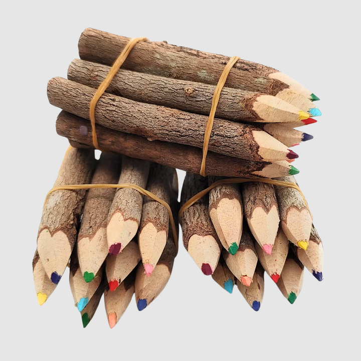 teak-wood colored pencils (set of 10) 3.5"