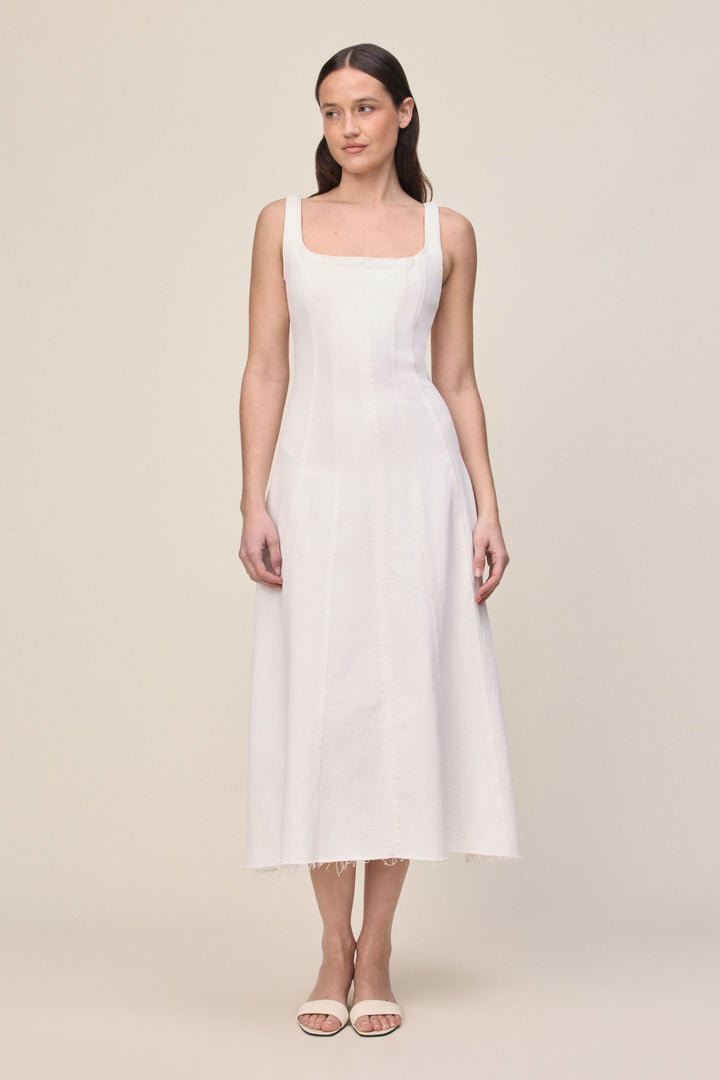 PSA - DENIM MAXI DRESS | OPTIC