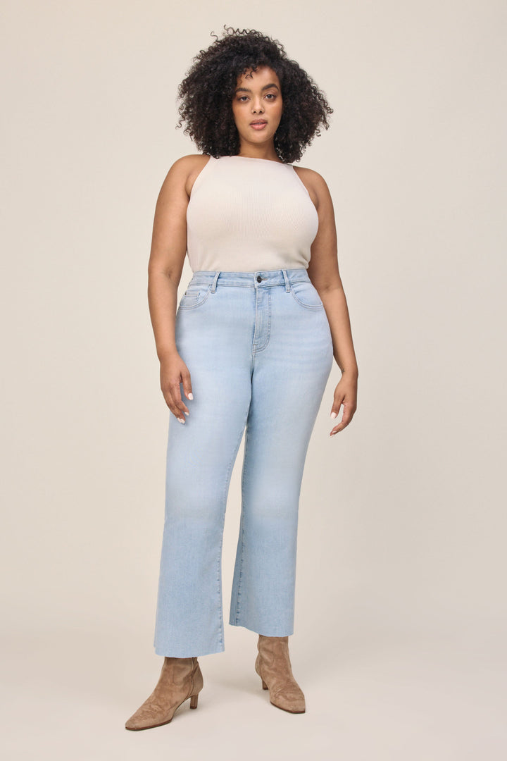 PSP PLUS - CROP BOOTCUT JEANS | CRUSH