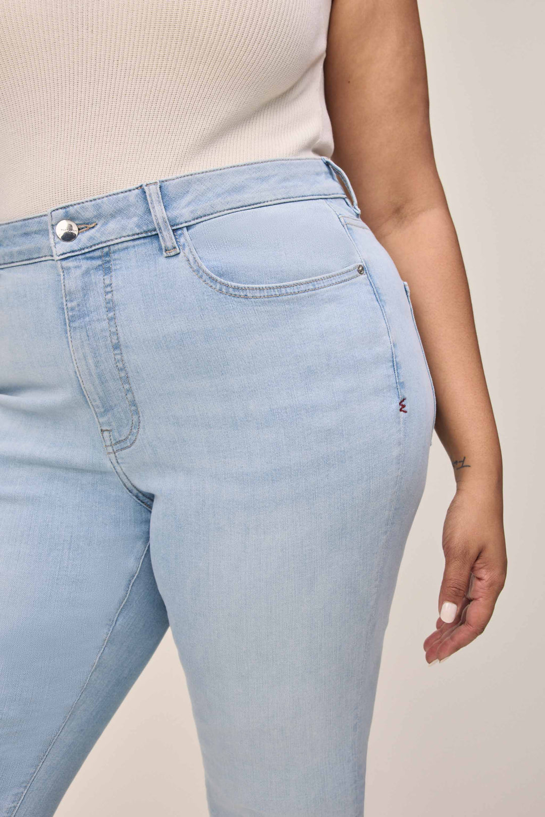 PSP PLUS - CROP BOOTCUT JEANS | CRUSH