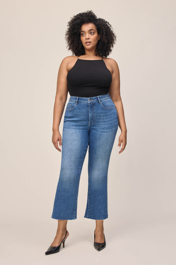 PSP PLUS - CROP BOOTCUT JEANS | WAY TO GO